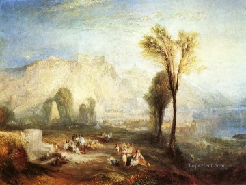  Turner Deco Art - The Bright Stone of Honor Ehrenbrietstein and the Tomb of Marceau landscape Turner